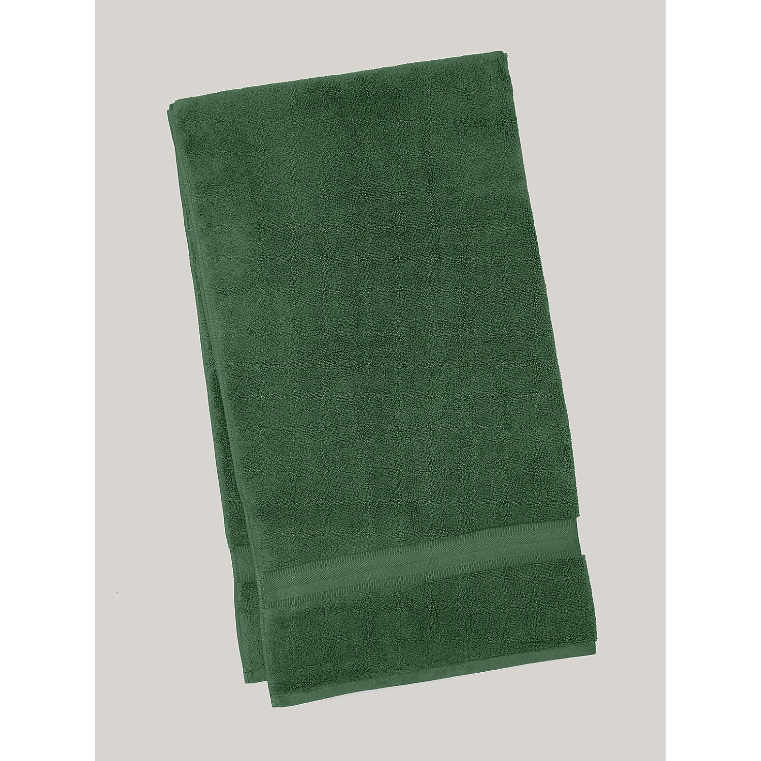 TOMMY HILFIGER Signature Solid Bath Towel in Pine Needle
